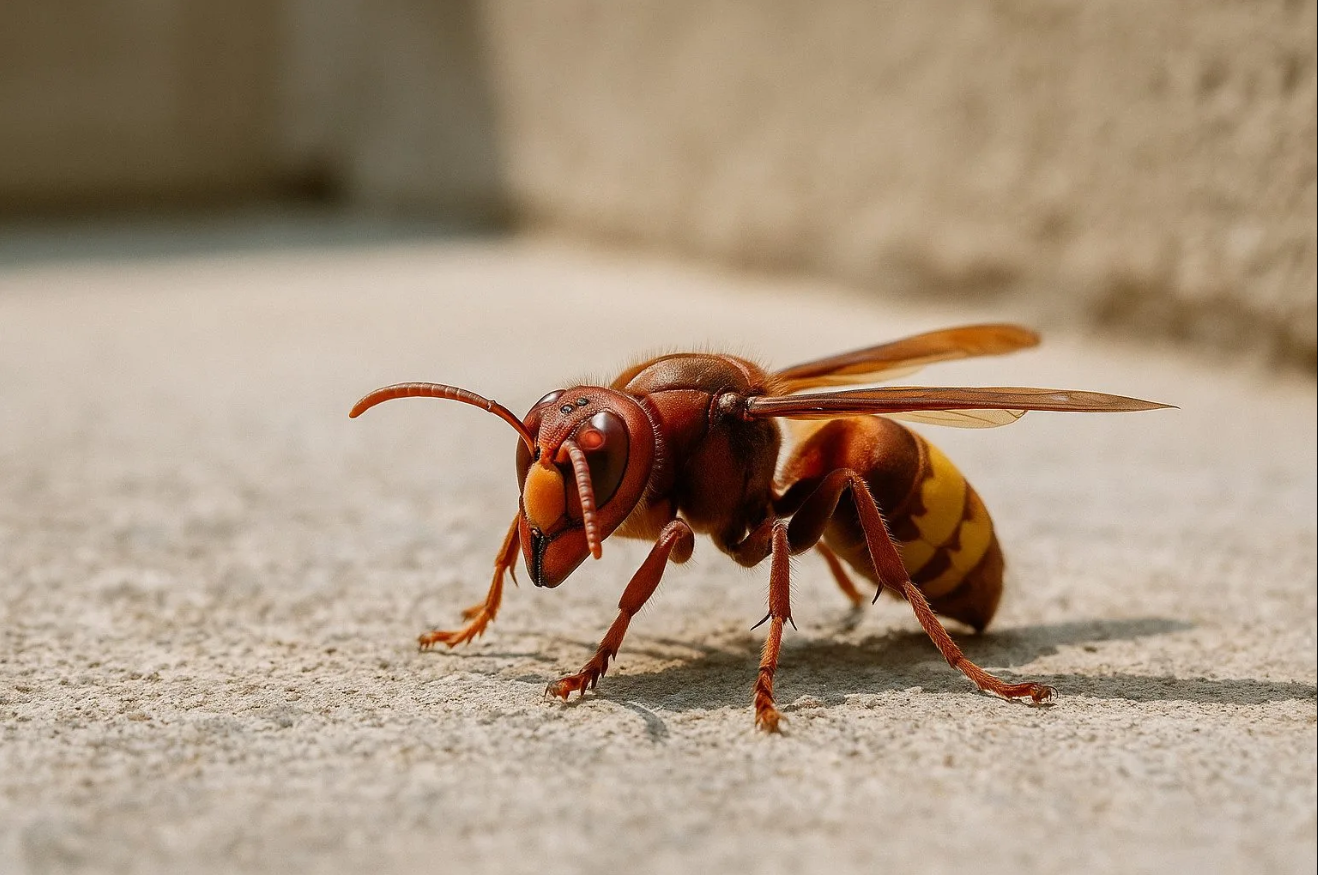 Vespa orientalis incubo estivo