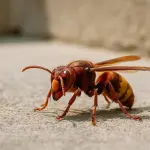 Vespa orientalis incubo estivo